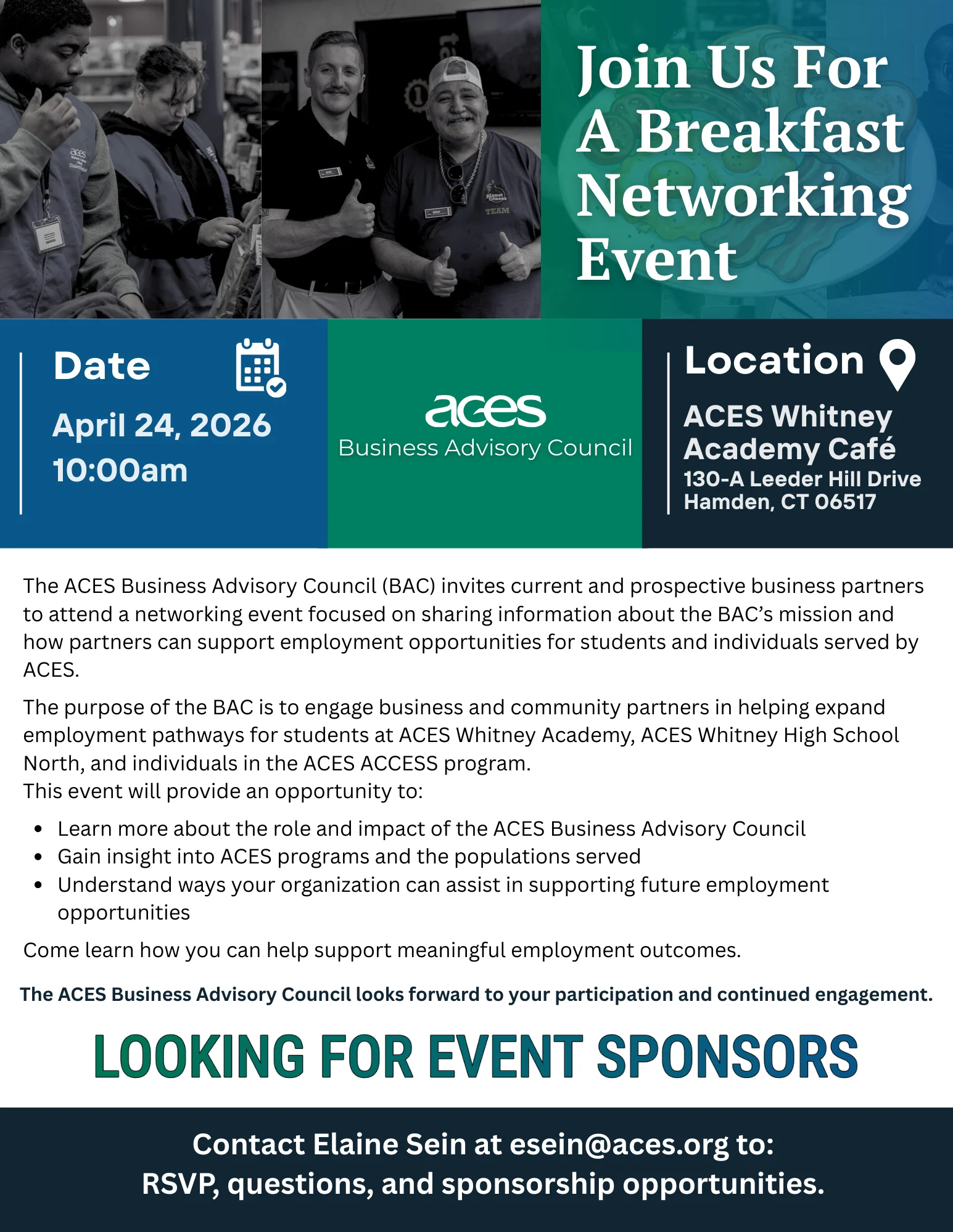 22nd Employer Recognition Dinner invitation