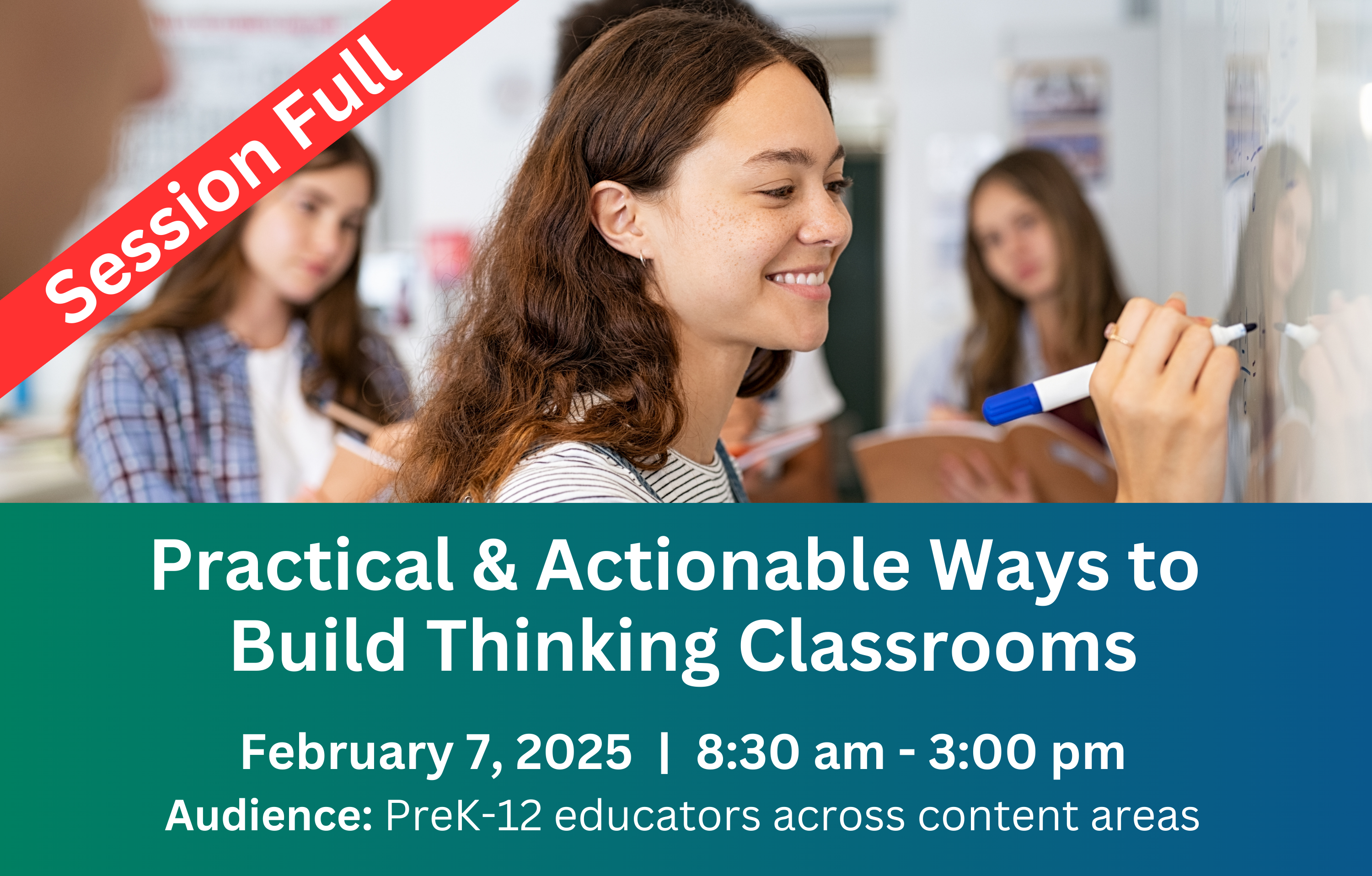 Register for Practical and Actionable Ways to Build Thinking Classrooms