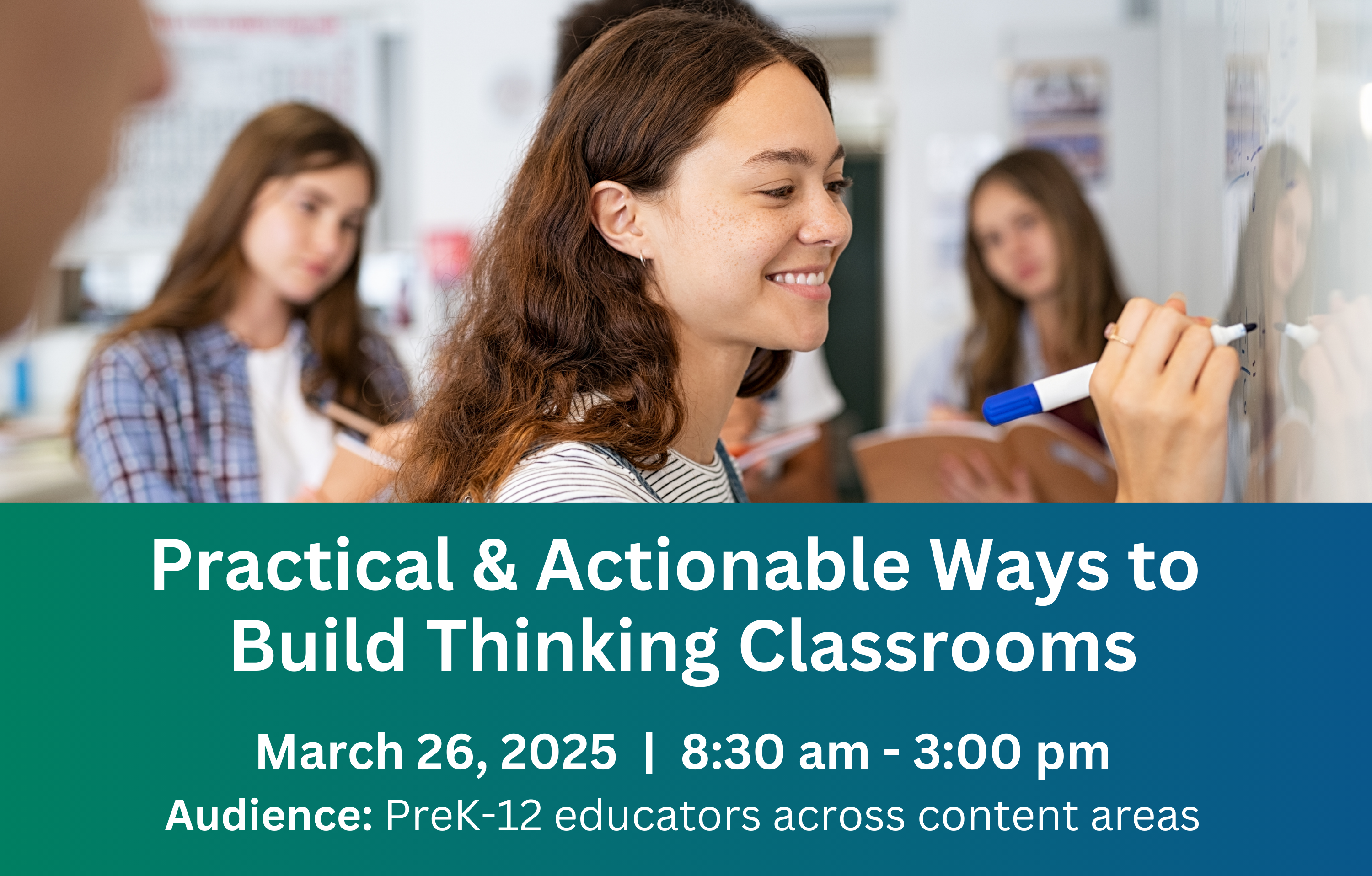 Register for Practical and Actionable Ways to Build Thinking Classrooms